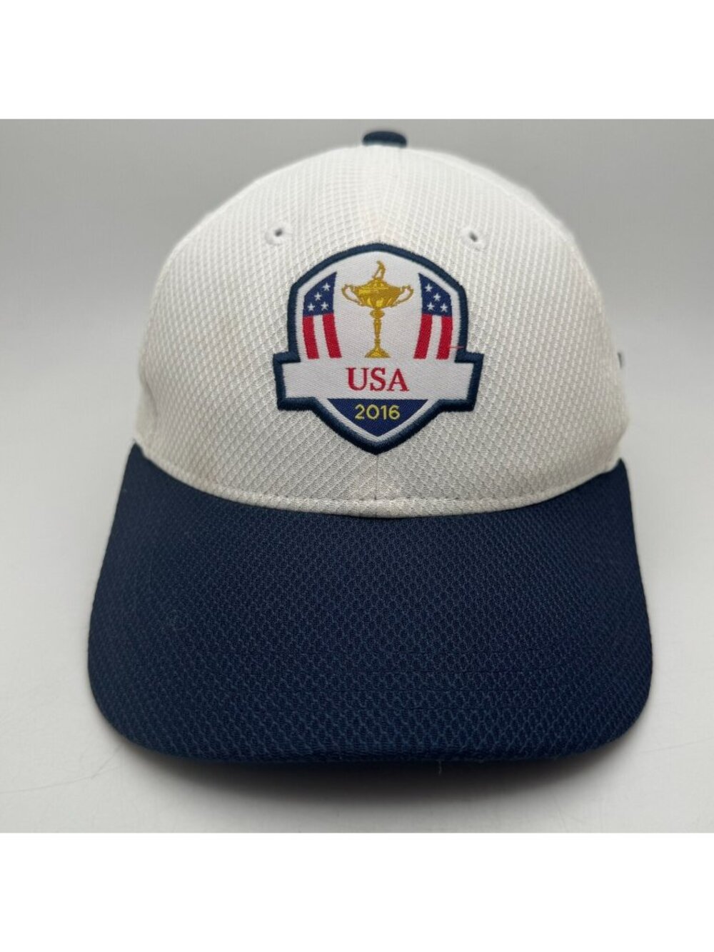 2016 Ryder Cup USA Hat Cap New Era Golf White Navy Hazeltine Adjustable